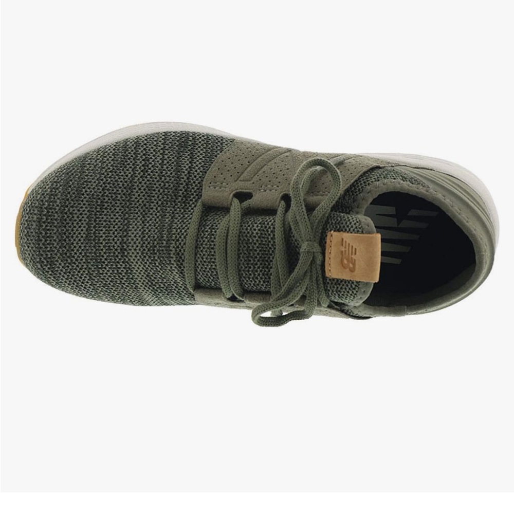 Men’s New Balance Fresh Foam Cruz v2 Knit Military Foliage Green Running Shoes - Picture 3 of 13